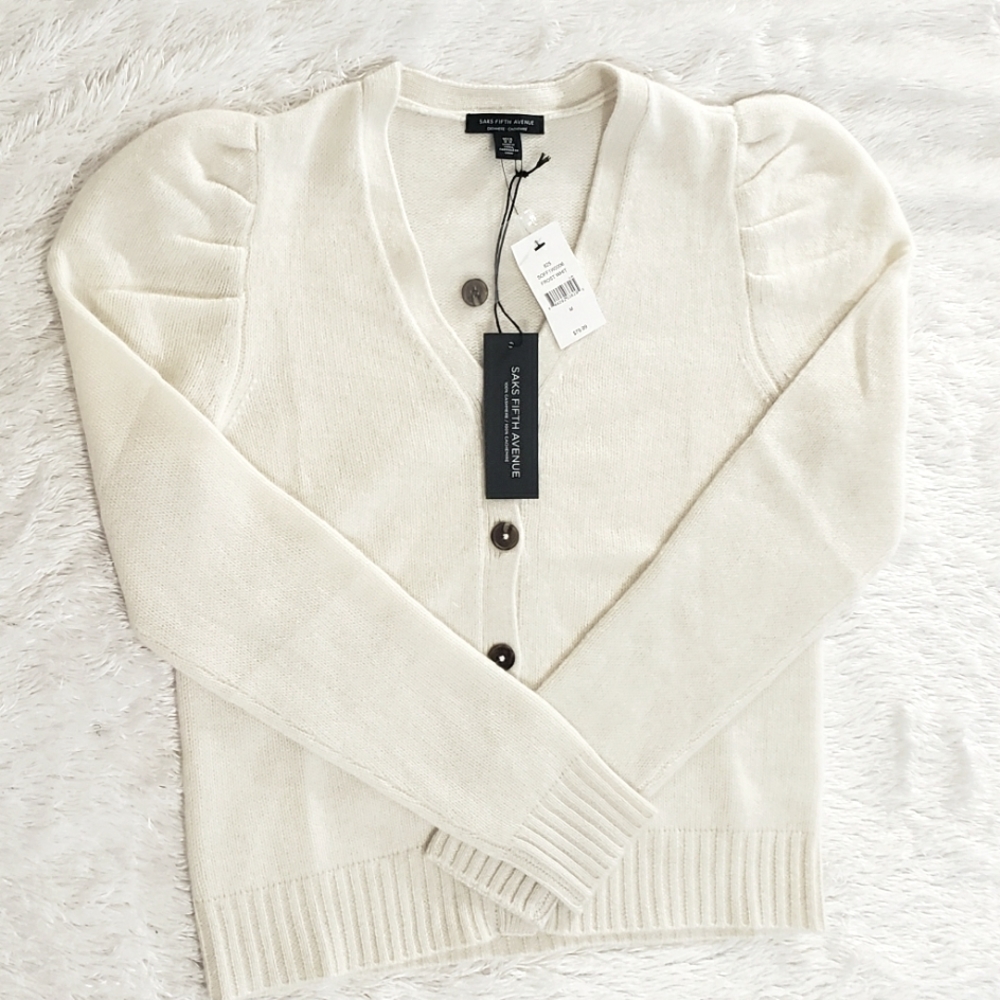 Brand Saks Fifth Avenue, size M, color White